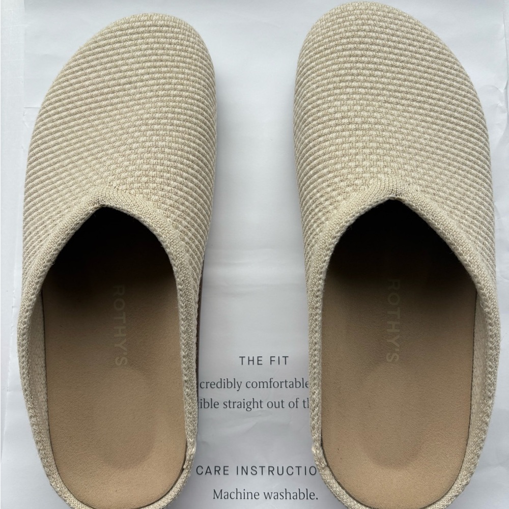 Rothy's The Hemp Casual Clog in Coconut - Picture 5 of 5